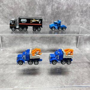 Micro Machines Jodel Building Supply & Mack Tow Truck Set Vintage 80's